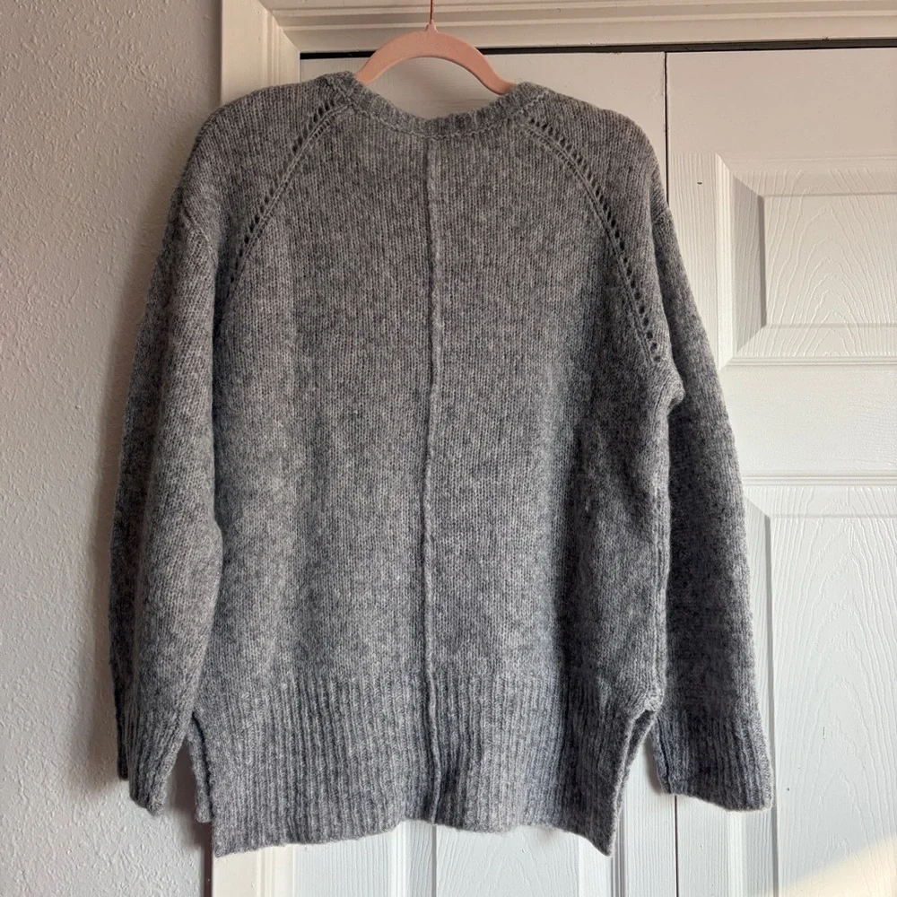 LUISA CERANO Brushed Knitted Wool Alpaca Knit Sweater